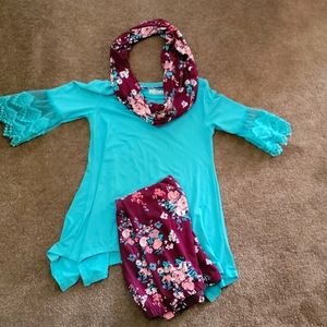 Dress Tunic Outift, Girls 7/8